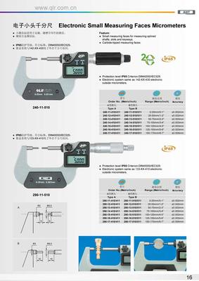 青量数显小头千分尺