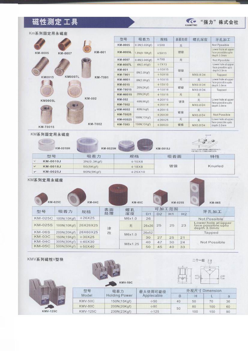 日本强力磁性工具