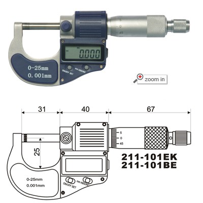 广陆数显千分尺