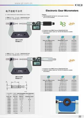 青量数显壁厚千分尺