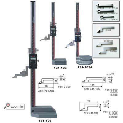 广陆数显高度尺